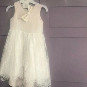 NWT Girls biscotti dress wedding church Easter formal family pictures classic